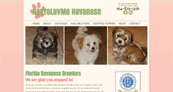Desktop Screenshot of havtoluvmehavanese.com